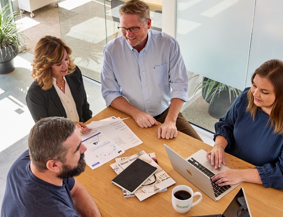 Five Star team meeting